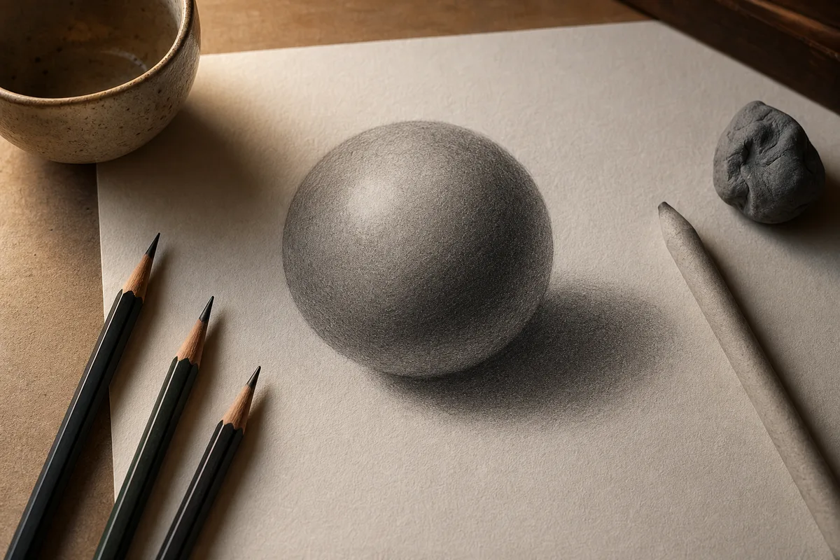 Dessiner les ombres et lumières : la méthode au crayon